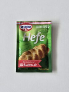 Beim Hefe aufbewahren sollte man...