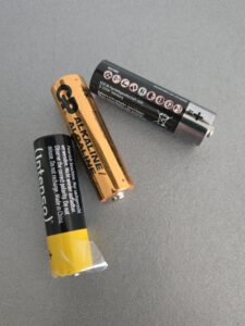 Leere Batterien können explodieren...