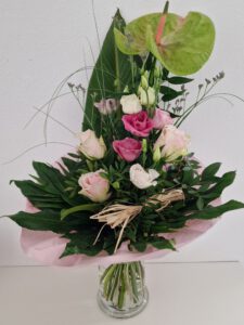 Blumensträuße nicht über den Balkon...