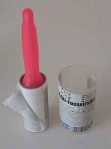 Zecken mit Fusselrolle...