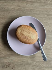 Warme Brötchen zum Abkühlen...